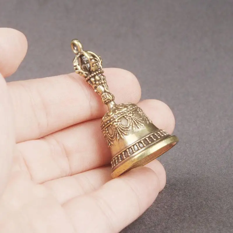 Christmas Bronze Bell Creative Gift Home Decoration Accessories Brass Handicraft Die-casting Drop Bell Key Car Button Wind Bell