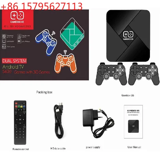 

Игровая приставка B01 G5 Dual System TV 4K HD HDMI для дома