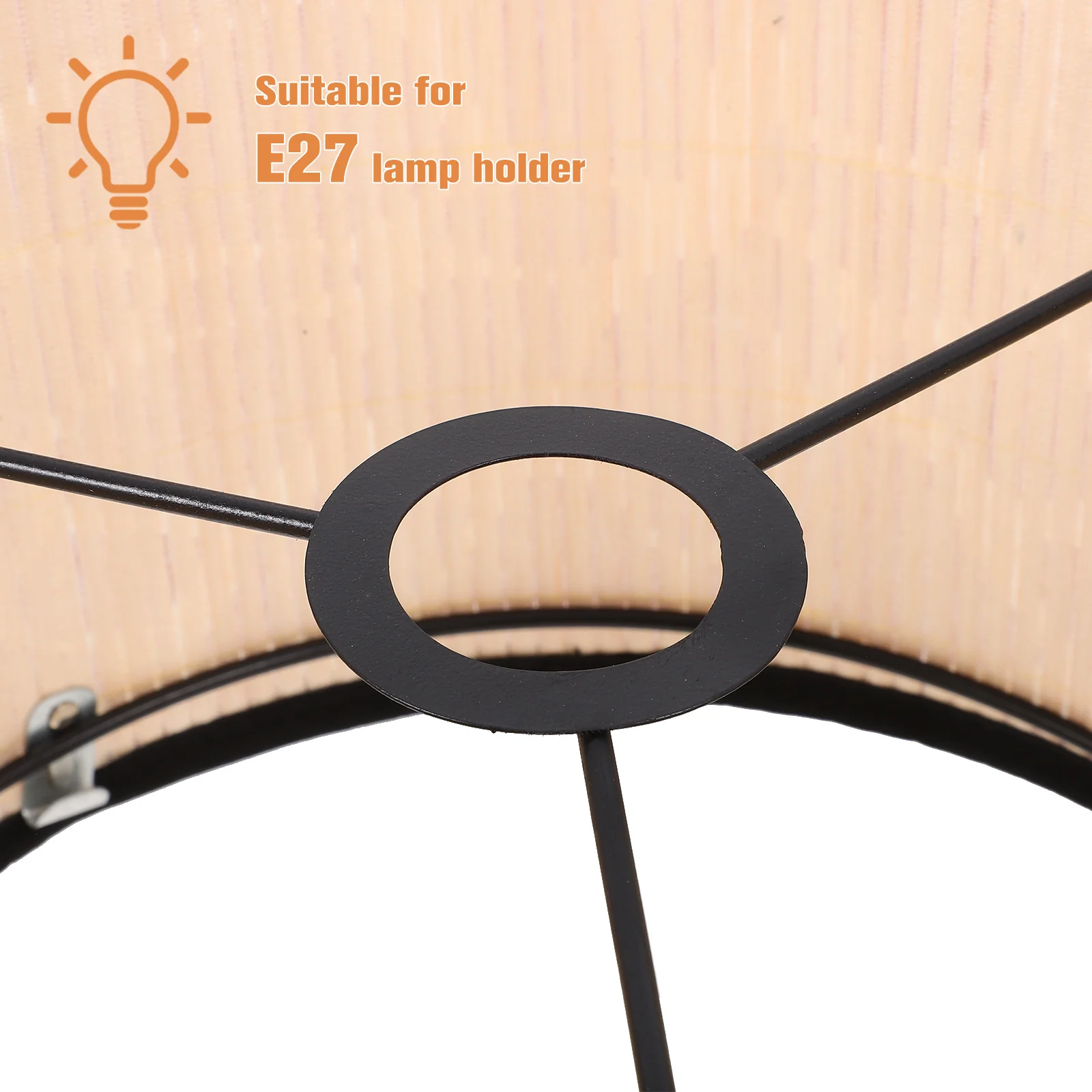 

1pcs Bamboo Lampshade For Table Lamp Bedside Light Cover Decorative Shade Replacement Compatible With Desktop Floor Indoor