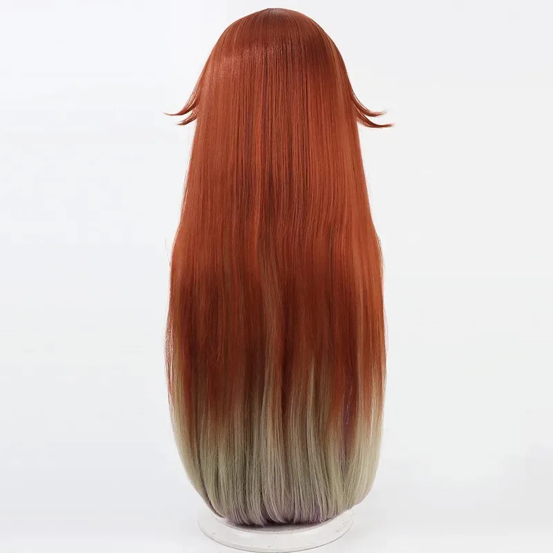 

CyGame Aketa Mikoto Cosplay Wig Long Double tone color Hair Halloween Party Role Play Wig + Free Cap