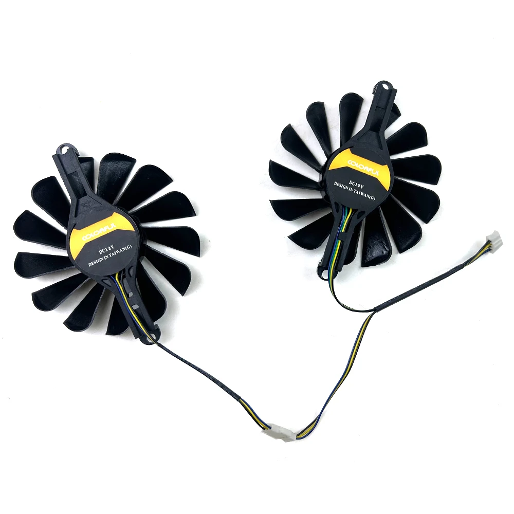 NEUER Lüfter 4PIN RX580 590 GPU Lüfter für SOYO RX580 2048SP AMD Radeon RX590 8G Grafikkarten-Ersatzlüfter