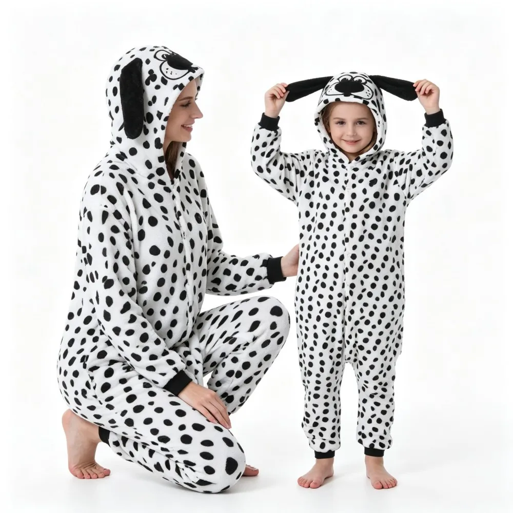 Winter Flannel Rompers Unicorn Panda Pajamas Boys Girls Animal Costume Teen Kids Jumpsuit Kigurumi Halloween Cosplay Costume