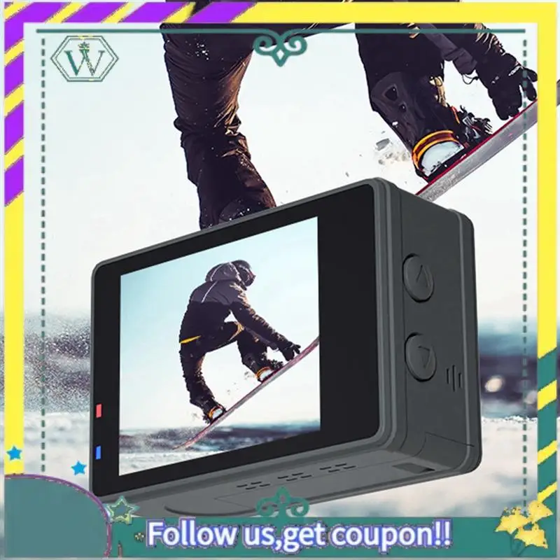 

NEW Action Camera Waterproof Action Camera Action Outdoor Camera Anti-Shake 170°A+ Grade High Resolution Wide Angle Lens