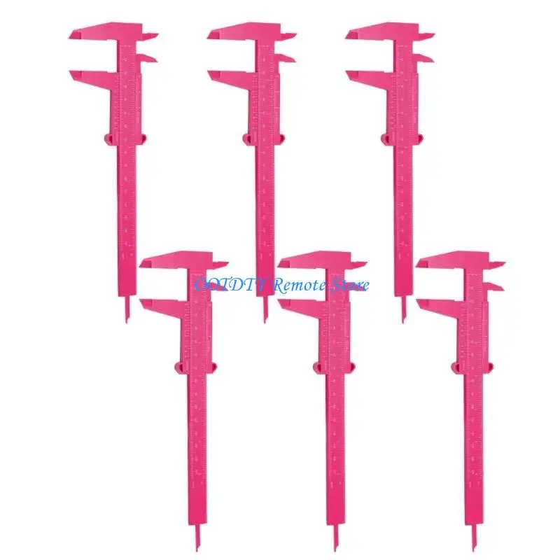 

DXAB 6 Pcs 150mm Vernier Caliper Easy to Use Multifunctional Caliper for Carpentry