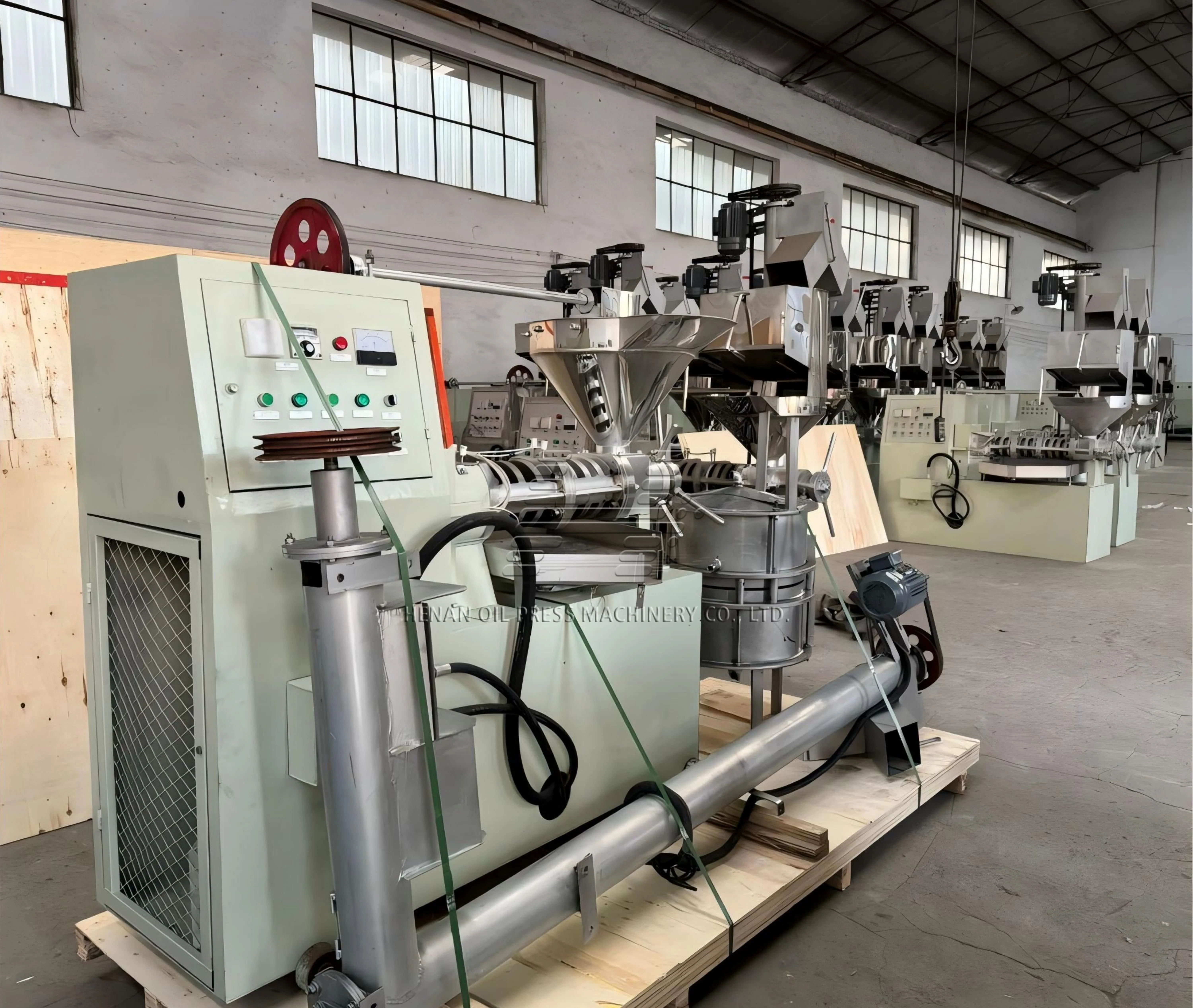 Hot SellingCommercial Large Capacity Oil Pressing Machine Peanut Sovbean Sunflower Oil Press Machine Sunflower Seed Oil Extracto