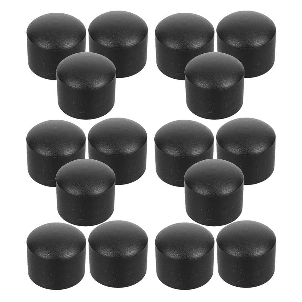 

30pcs Table Football Machine Accessories Foosball Parts Adult Black Post Cover Tip End Caps 15.8mm for Home