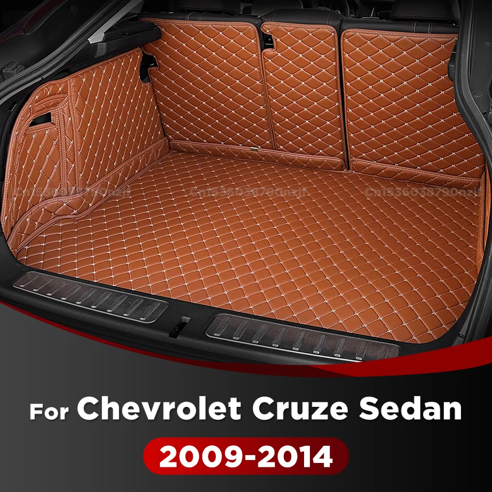 For Chevrolet Cruze Sedan 2009-2014 13 12 11 10 Auto Full Coverage Trunk Mat Car Cover Pad Cargo Liner Interior Accessories