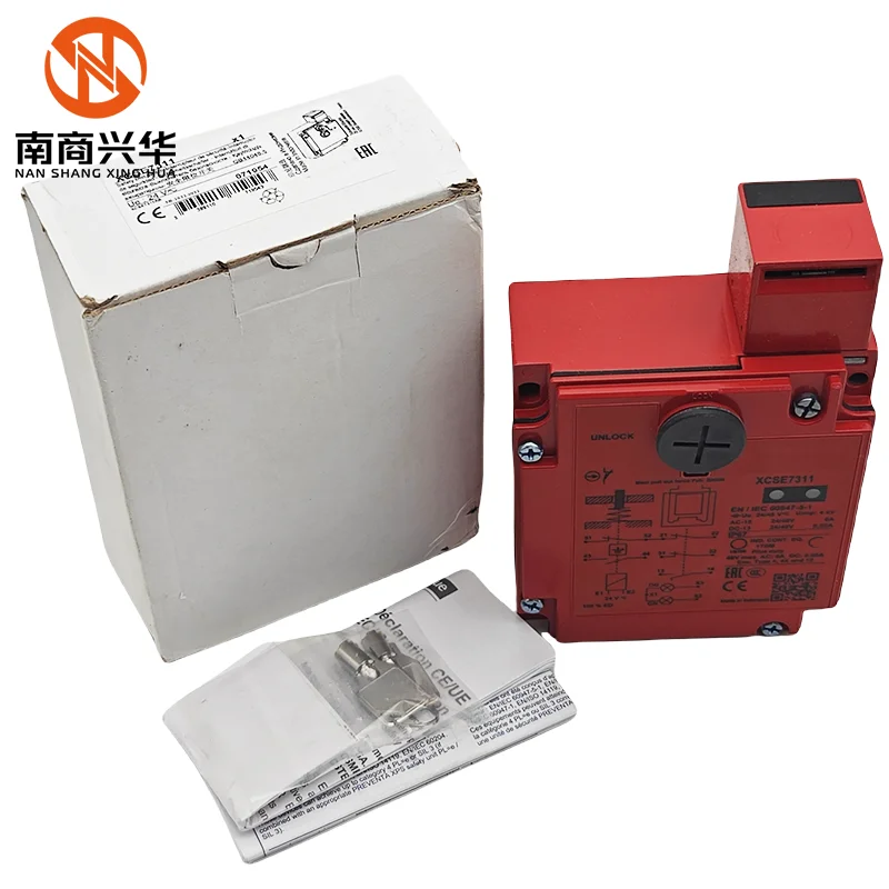 Schn eider 100% nuevo interruptor de bloqueo de puerta de seguridad electromagnético Original XCSE7311 interruptor de límite de seguridad