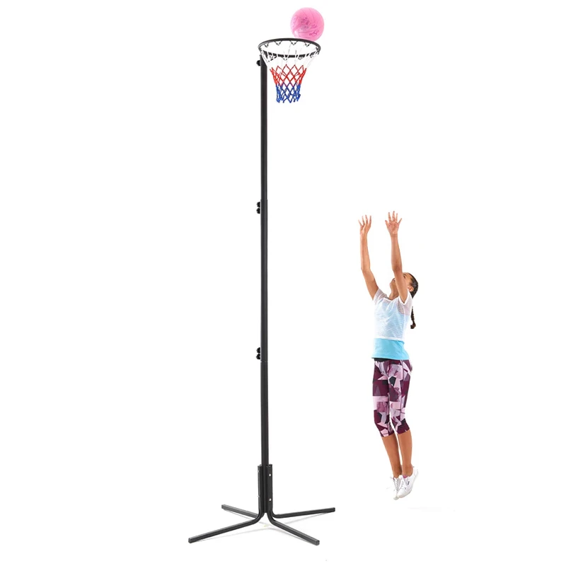 Hot Sale Height Adjustable Portable Basketball Hoop Netball Stand