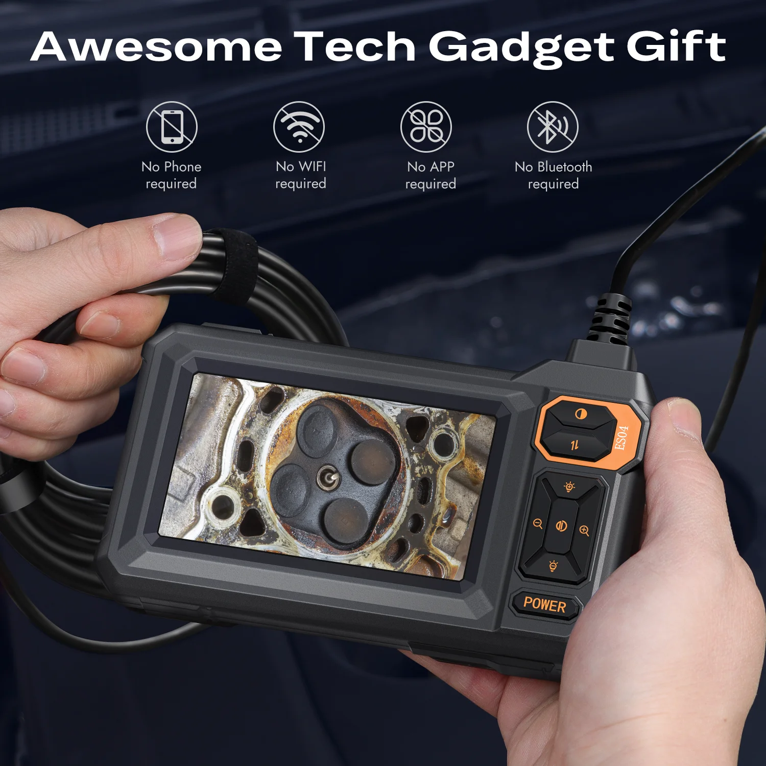 4.3 인치 산업용 내시경 카메라 HD1920P 16.5TF 자동차 하수구 검사 카메라 도구 용 단일 렌즈 파이프 검사 내시경