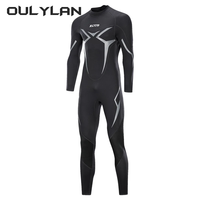 

Oulylan Diving Snorkeling Men Wetsuit 3mm Neoprene Surfing Scuba Body Suit Surf Kitesurf Suit Wet Clothes Equipment