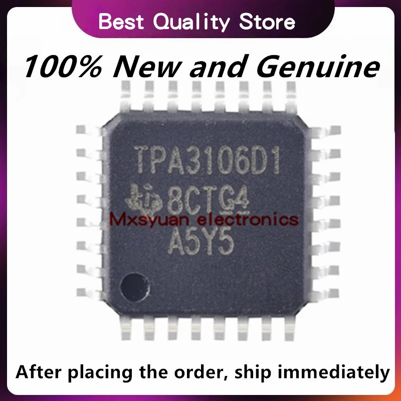 

5 шт./лот TPA3106D1 TPA3106D1VFP TPA3106D1VFPR QFP32 100% новый и подлинный