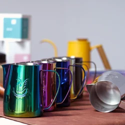 Milk Jugs  Espresso Coffee Making Cup Coffee Latte Art Cup Swan Frothing Pitcher Cup Milk Frothing Pitcher Coffeeware