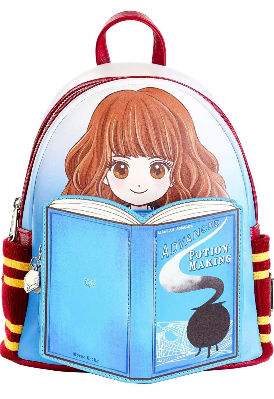 Bandai Harries Rucksack Pottered Damen Doppelgurt Umhängetasche Geldbörse Rucksack Pu Leder Studentenrucksack Briefpapier Weihnachtsgeschenk 10