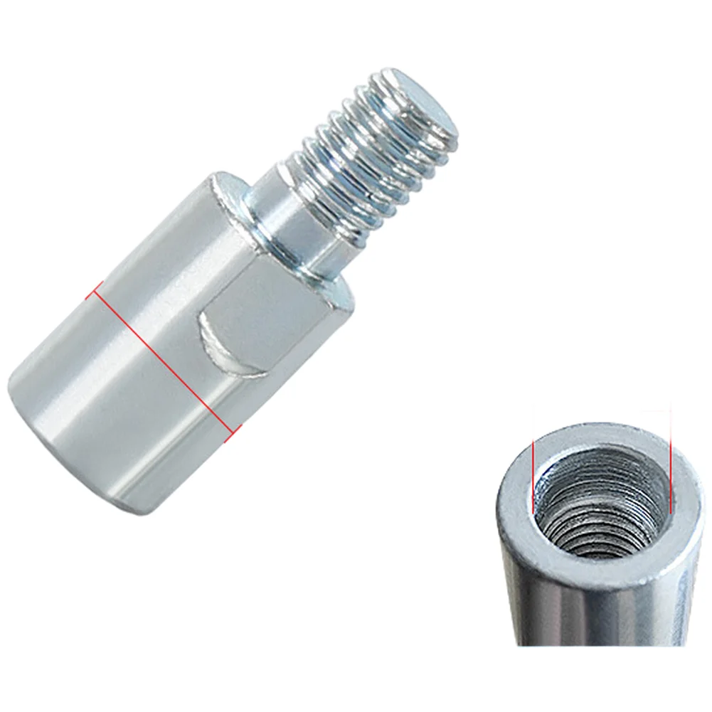 Steel Connecting Rod Adapter for Angle Grinder Facilitates Controlled Grinding For Polishing and Cutting in Confined Locations