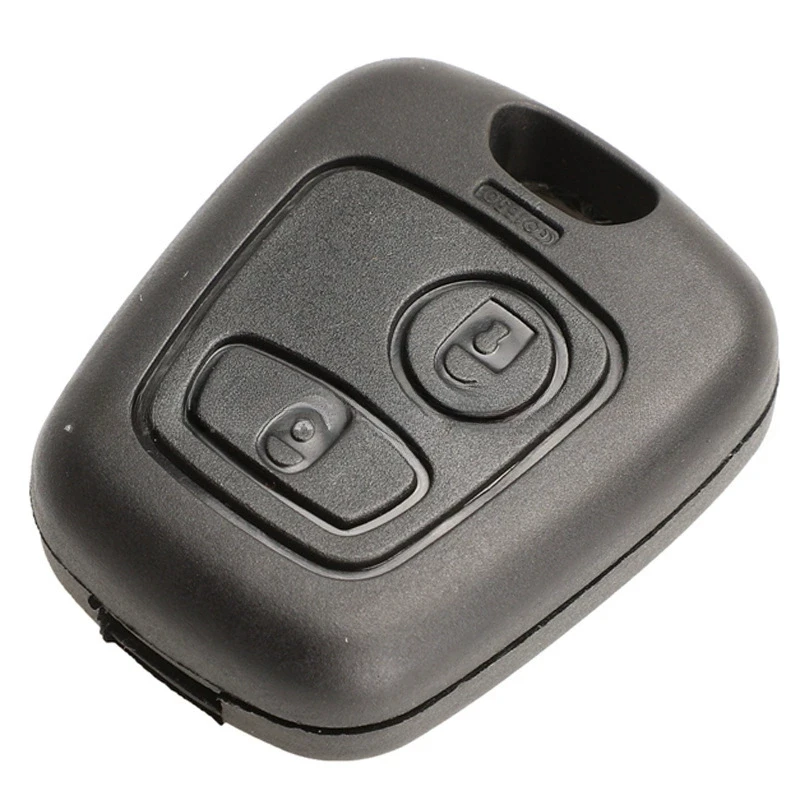 New 2 Button Car Key Fob Case Shell for Citroen-C1 C2 C3 C4 Peugeot 307 107 207 407 Remote control replacement of car key case