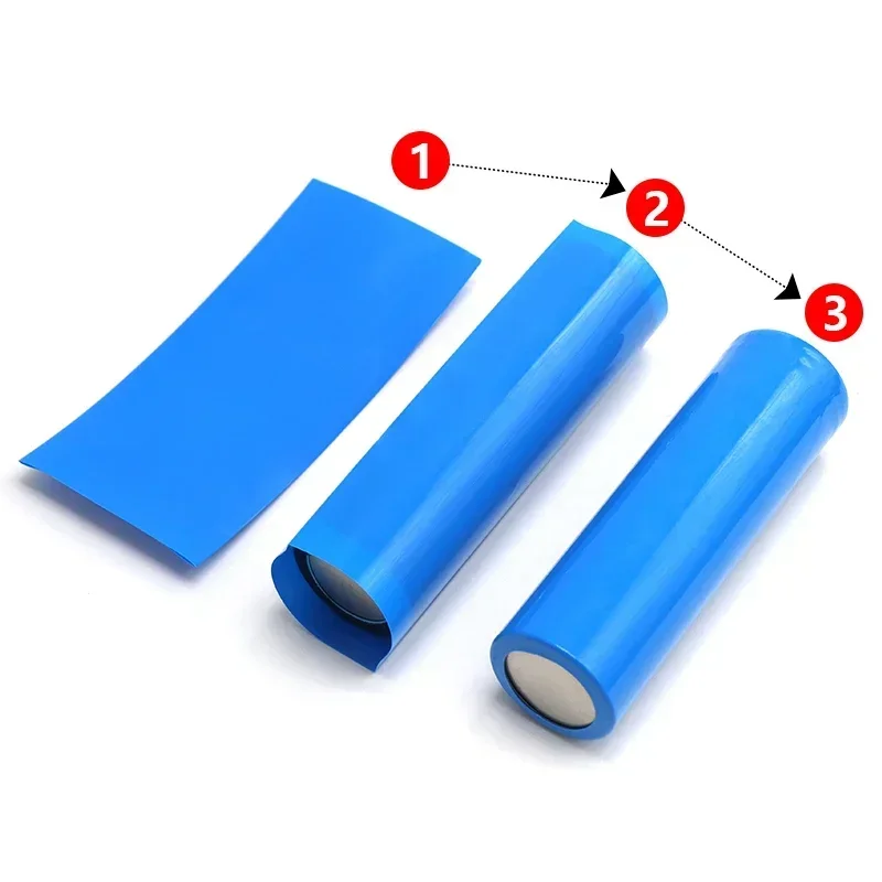 PVC Heat Shrink Tube 18650/21700/26650 Lipo Battery Wrap Precut Insulated Film Cover Lipo Battery Sleeve Casing 25~250PCS