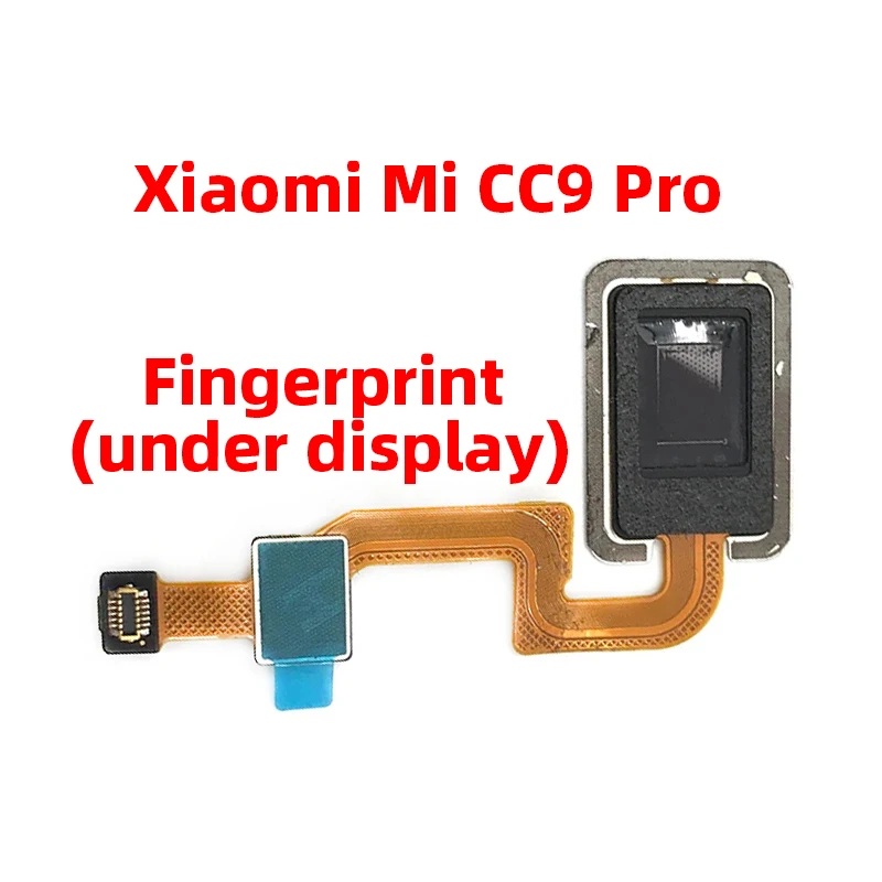 Original For Xiaomi Mi CC9 pro under display Fingerprint Sensor Scanner Touch ID Connect Motherboard home button Flex Cable