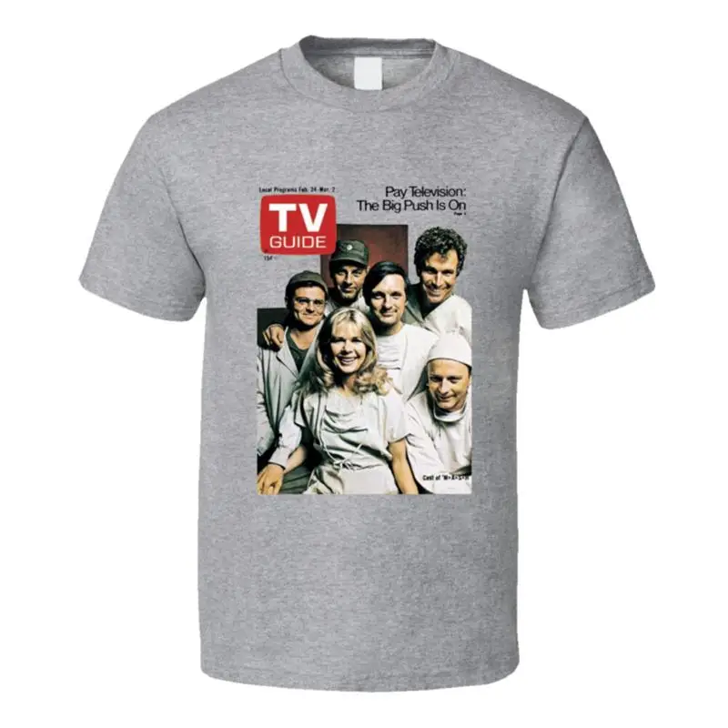 T-shirt de couverture de Magazine télévisé Mash Cast