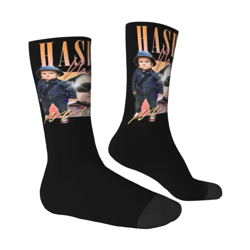 Hasbulla Magomedov Men Women Male Hip Hop Happy Crew Sock Unisex Fun Retro Aesthetic Dress Socks Non-Slip Running Sport Socks