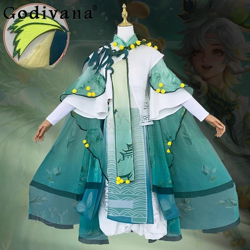 

Honor of Kings Role Play Cosplay Costume Set Female Sang Qi Ming Cosplay Outfit Game Anime Halloween Full Set for Women