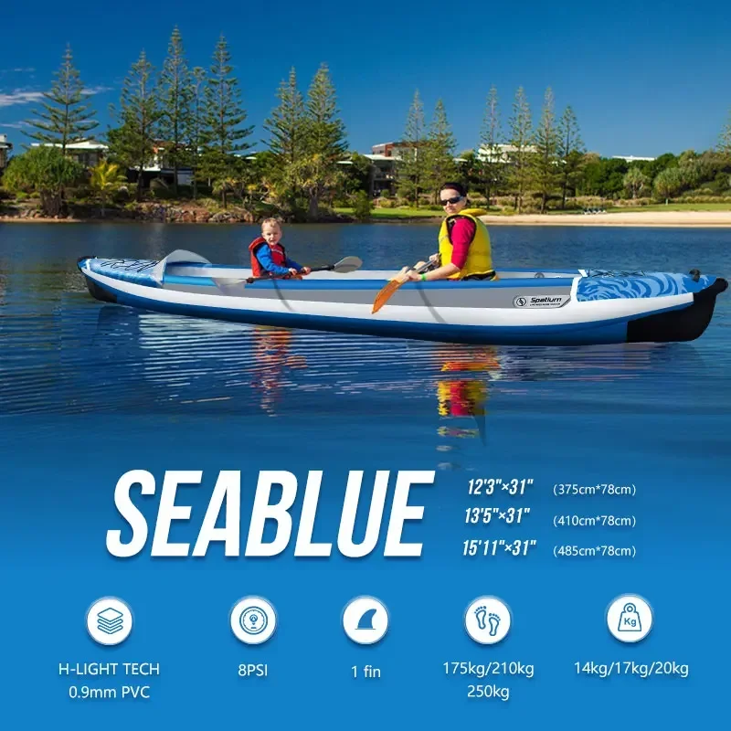 Favorite New Kayak US/Ru/Eu/Au Warehouse Fast Delivery Inflatable 2-person Kayak For Sale