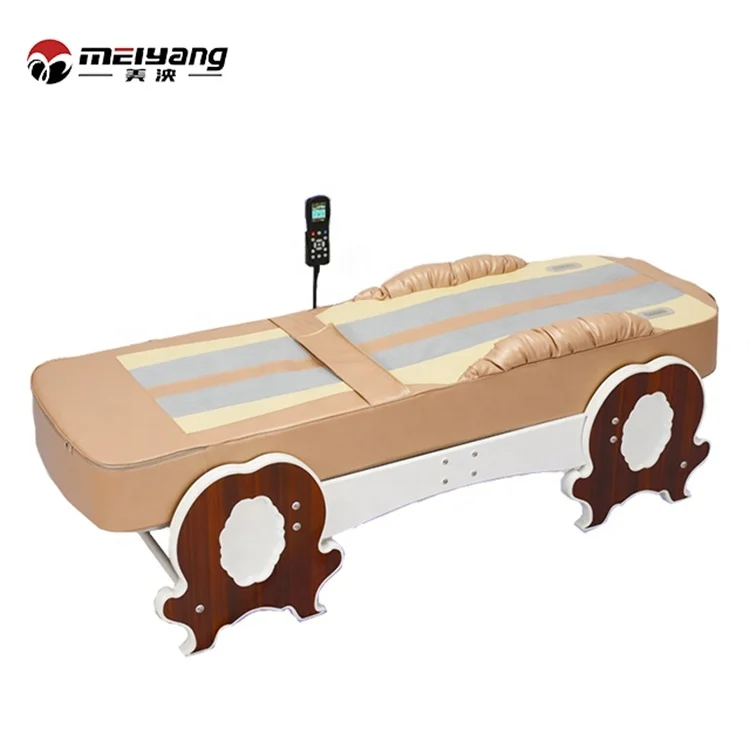 Fuan Meiyang 2023Luxury Deluxe Electric Full Body Jade Thermal Therapy Korea Massage Bed Table