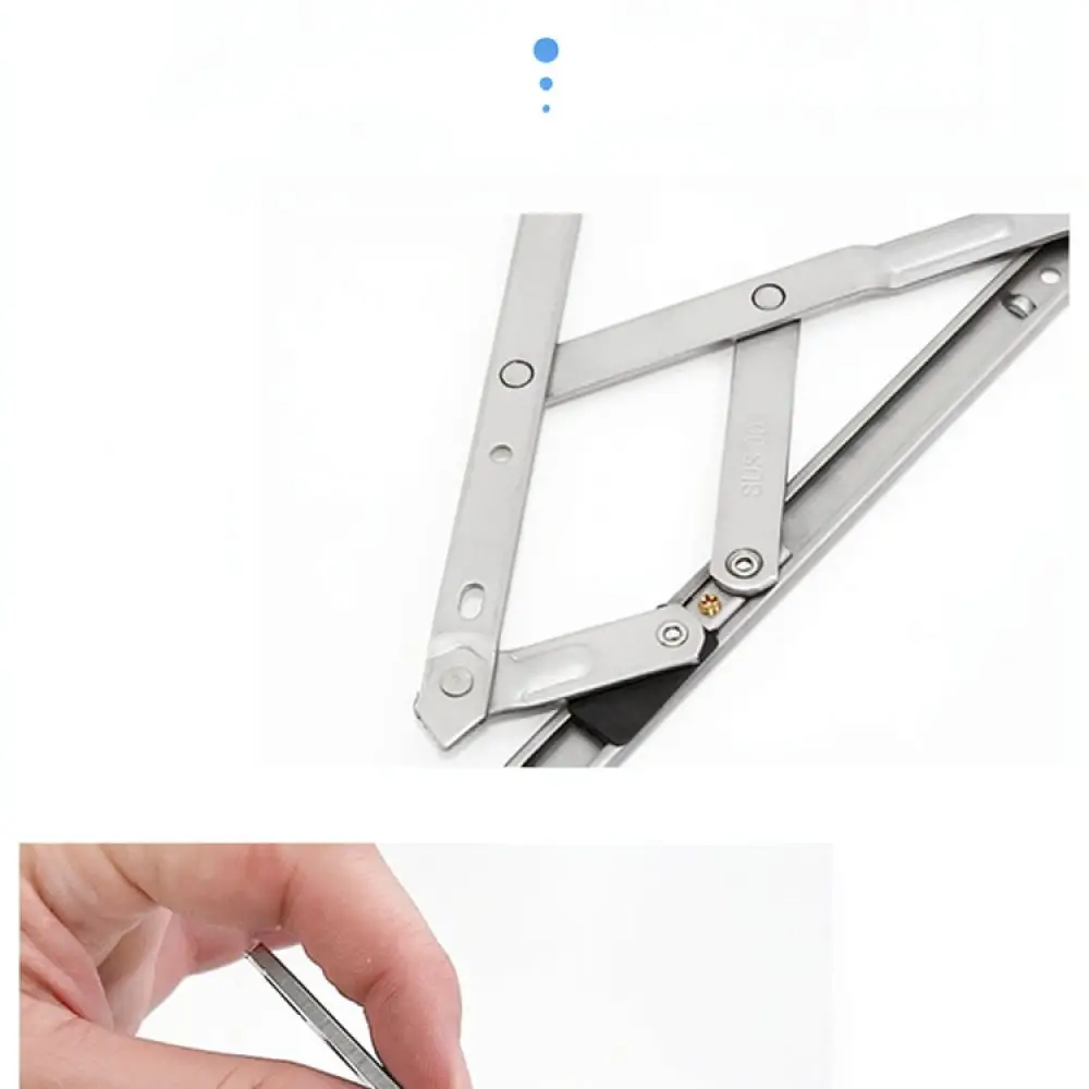 Modern Stainless Steel Casement Window Hinge Adjustable Stay Restrictor Windproof Safety Positioning Hardware Fitting