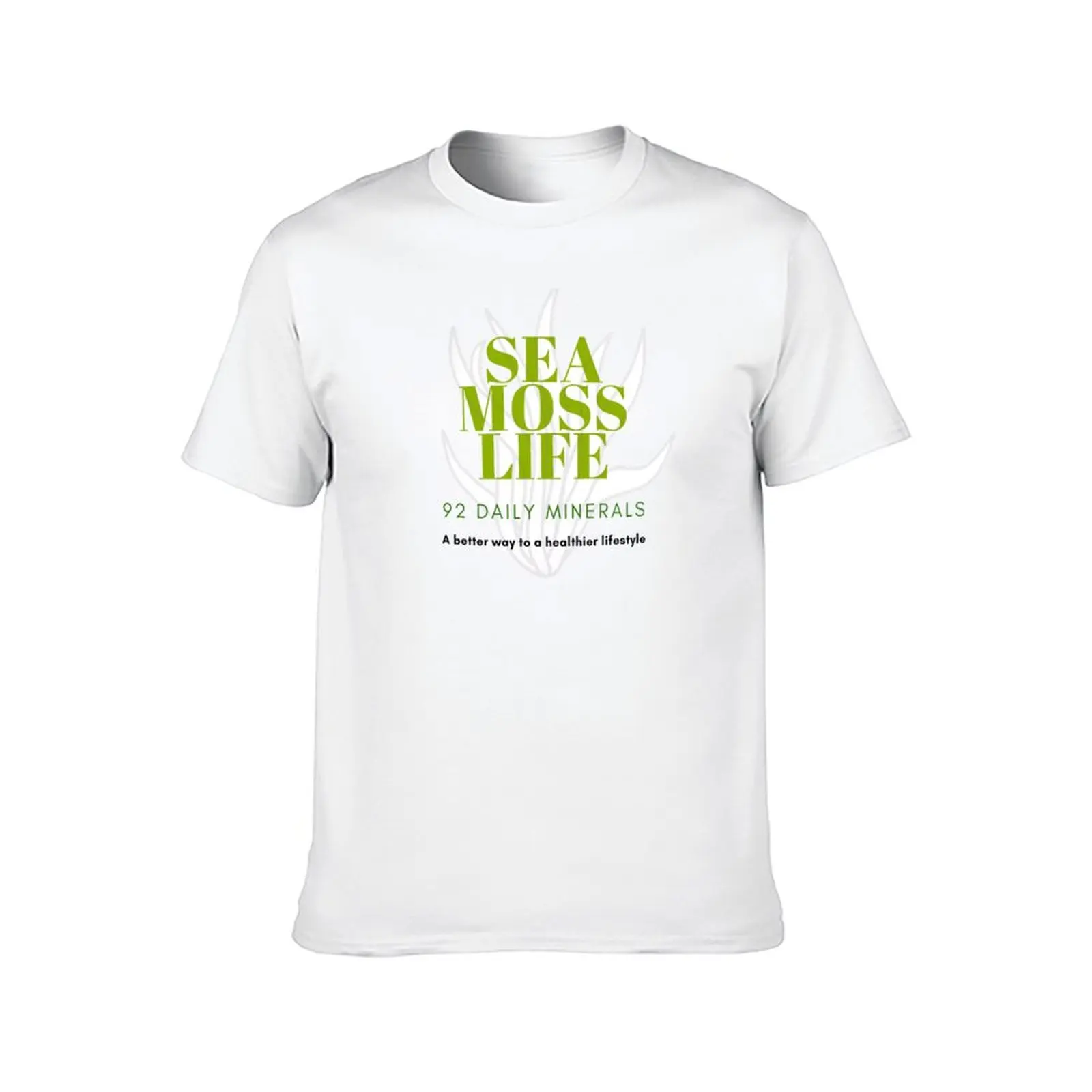 تي شيرت Sea Moss Life تي شيرت رجالي برسوم جرافيك تي شيرت قطني تي شيرت للرجال تي شيرت قطني