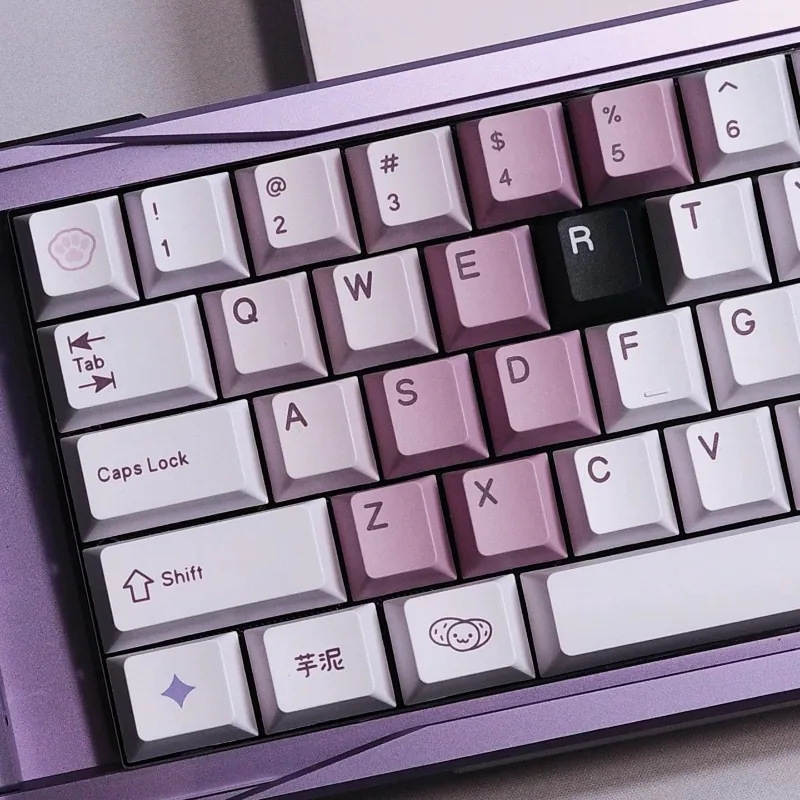 

TARO BOBO Theme Keycaps Set Customization PBT Sublimation Cherry Profile Keyboard Cap for Mechanical Keyboard Accessories Gift