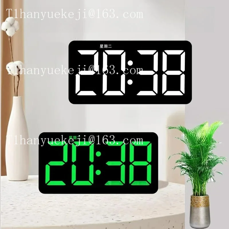 Digital LED large screen perpetual calendar desktop electronic watch living room home wall-mounted electronic clock