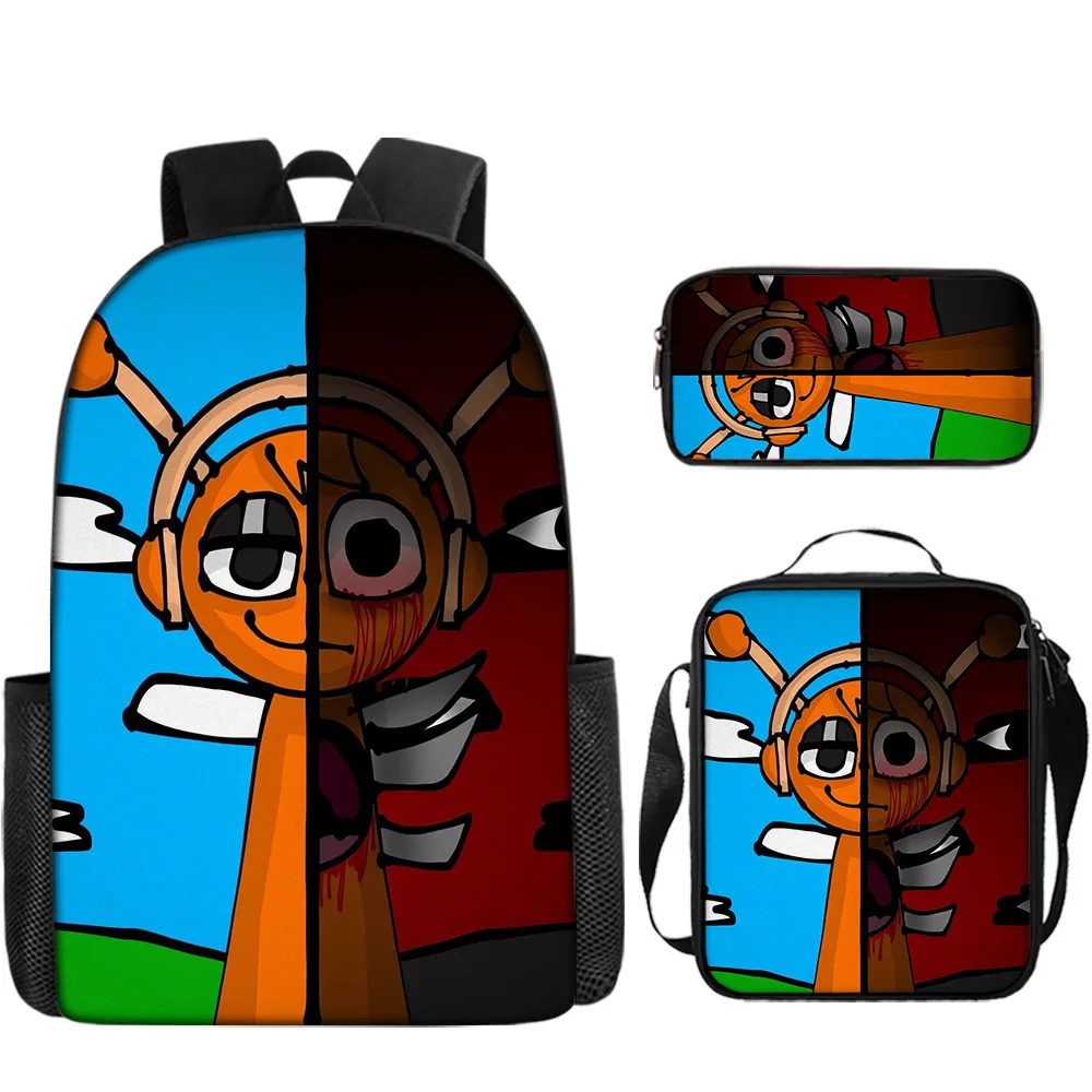 Sprunki Backpack Sprunki Incredibox School Bag Backpack Back Pack Bag Mochila Pencil Case Box Pencilbag Pencilcase Gift