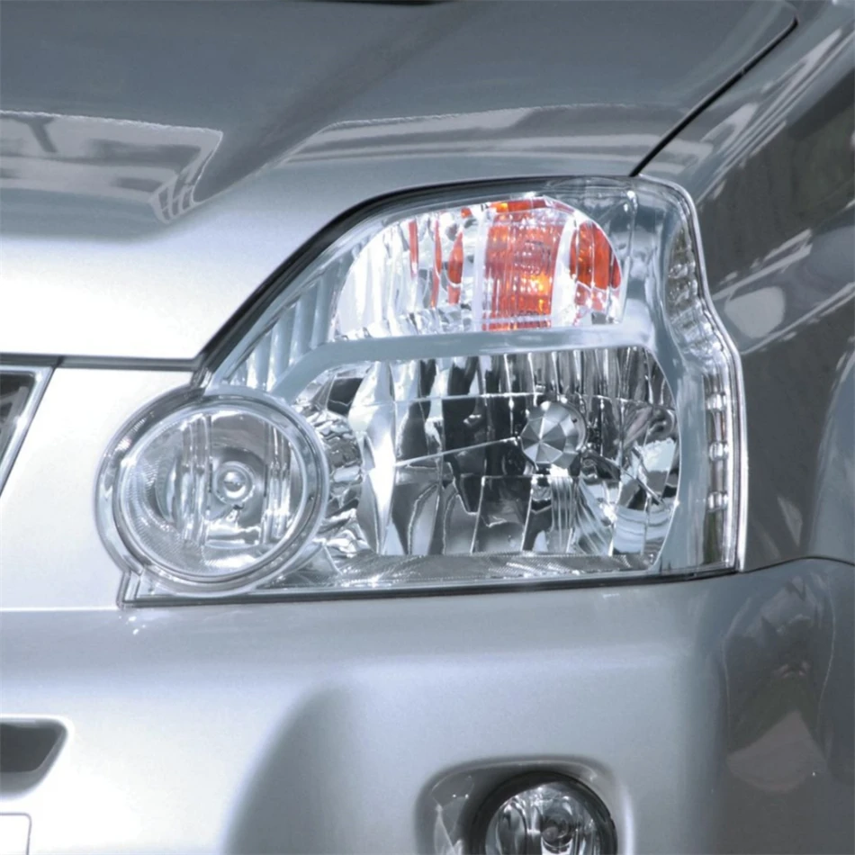 For Nissan X-Trail 2007 2008 2009 2010 Car Accsesories Polycarbonate High Gloss Fully Transparent Headlight Protection Cover
