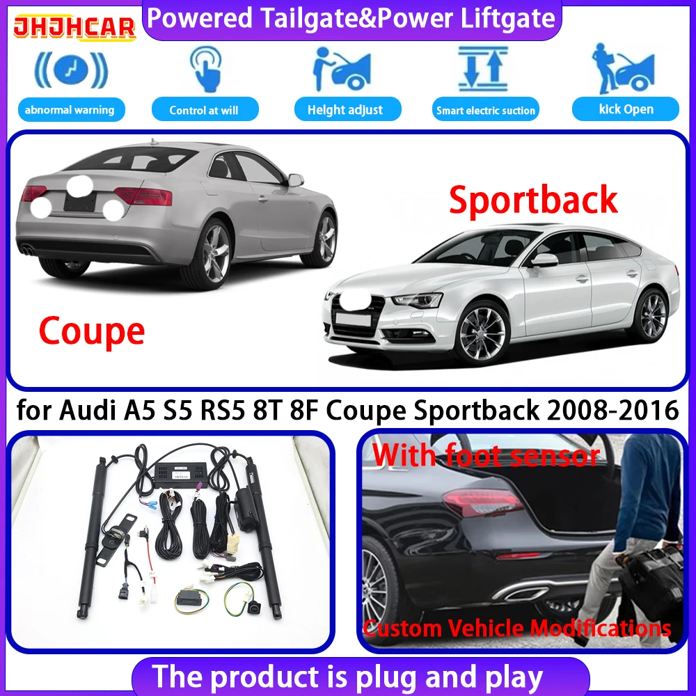 for Audi A5 S5 RS5 8T 8F Coupe Sportback 2008-2016 OEM Smart Automatic Electric Powered Tailgate Power Liftgate Tailgate System