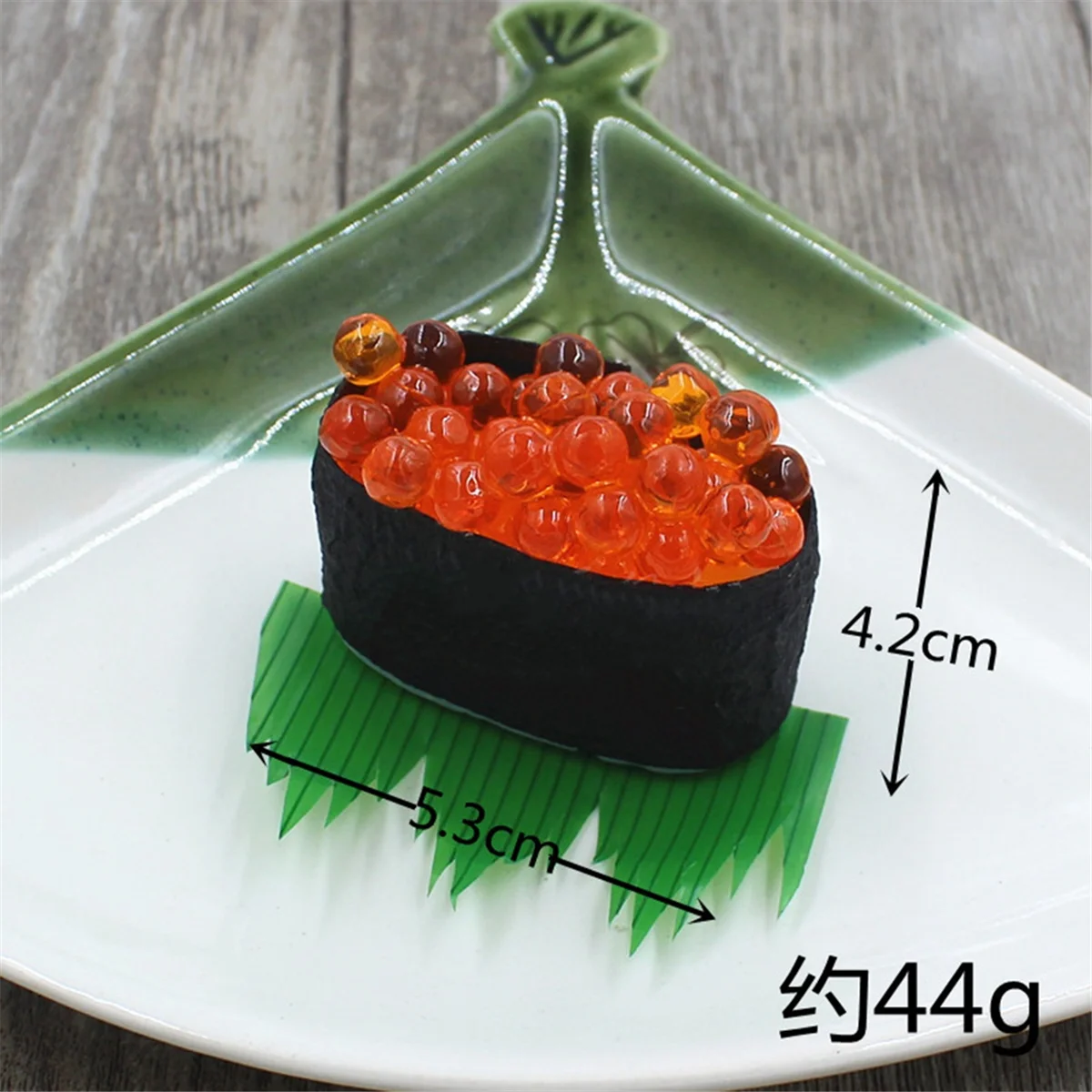 3Pcs Simulation Sushi Fake Onigiri Decoration Miniture Decoration Food Sample Plastic Realistic Food Model