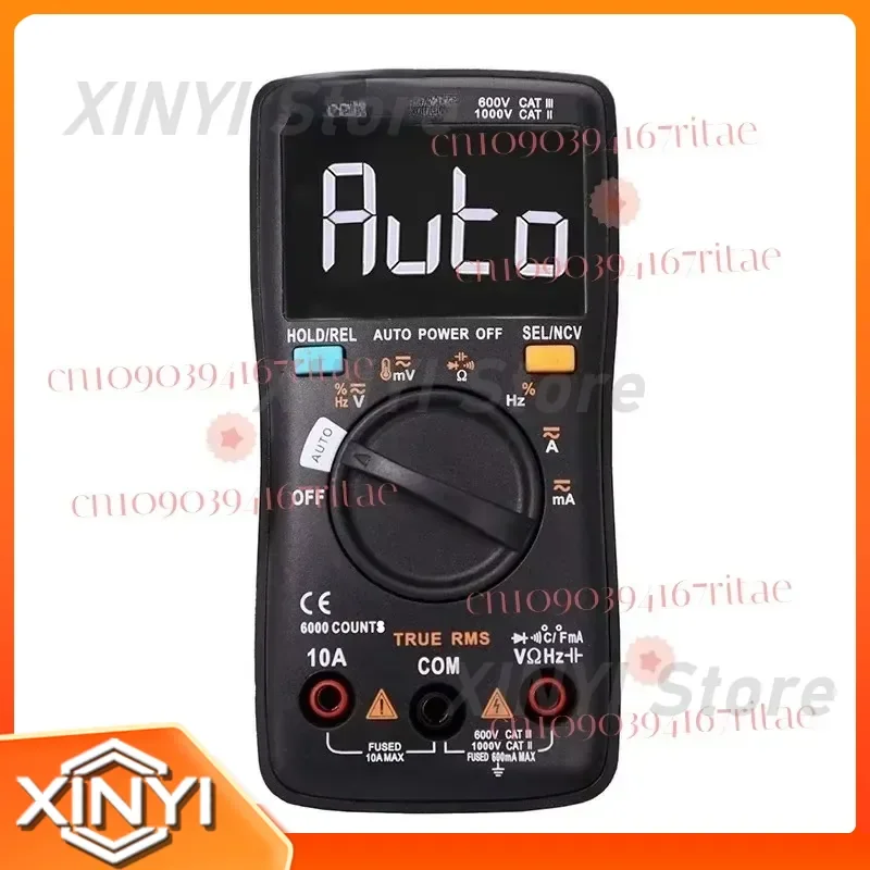 Digital Multimeter Zt102a LCD Display 6000 Words Auto Smart Gear Automatic Range Multimeter