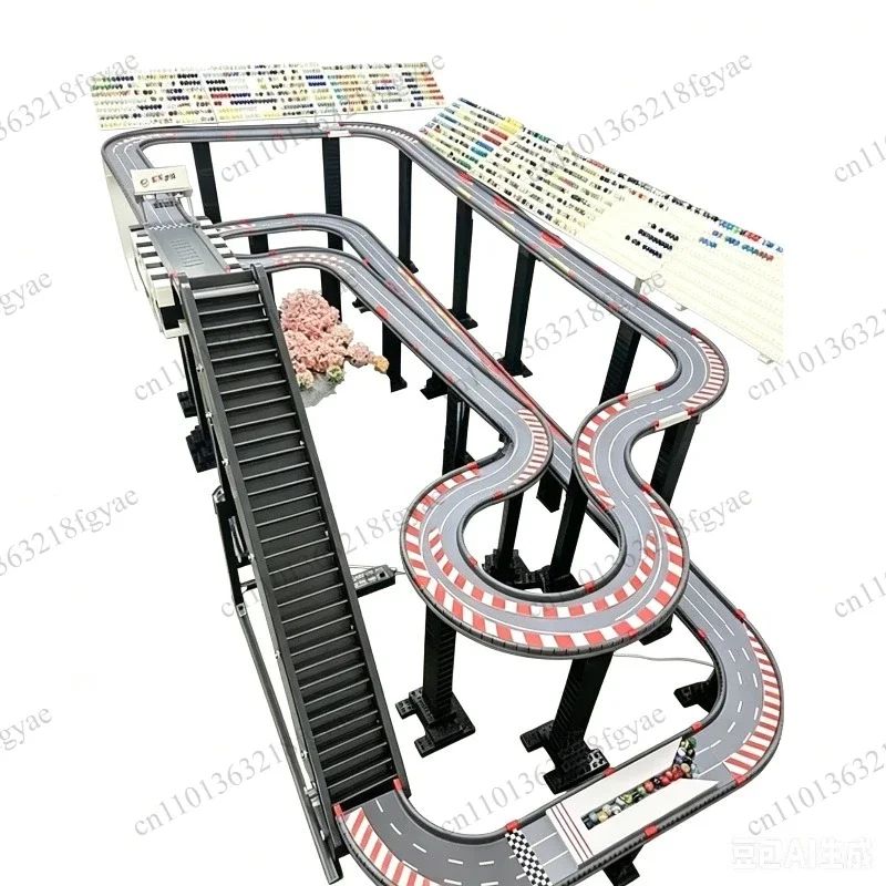 Custom Large Rally Simulation Marble Race Maze Tray, Rolling Bead Pinball Track For Car Battle Game