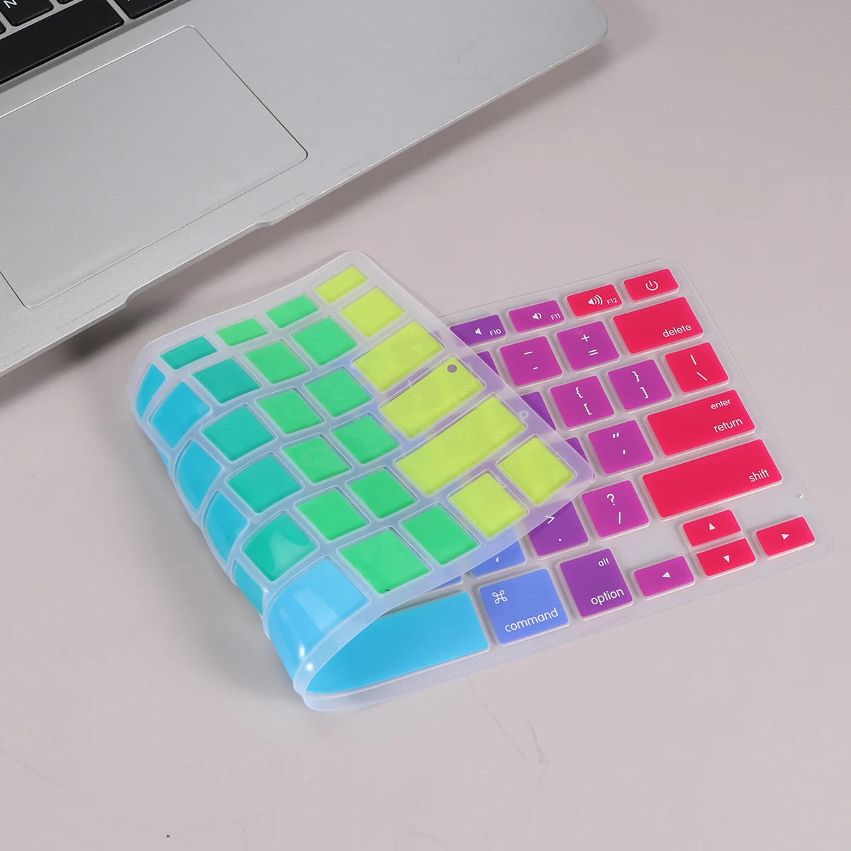 

Силиконовый пылезащитный чехол премиум-класса, красочная защитная пленка, защитный чехол для клавиатуры ноутбука для Pro Air A1466 A1502