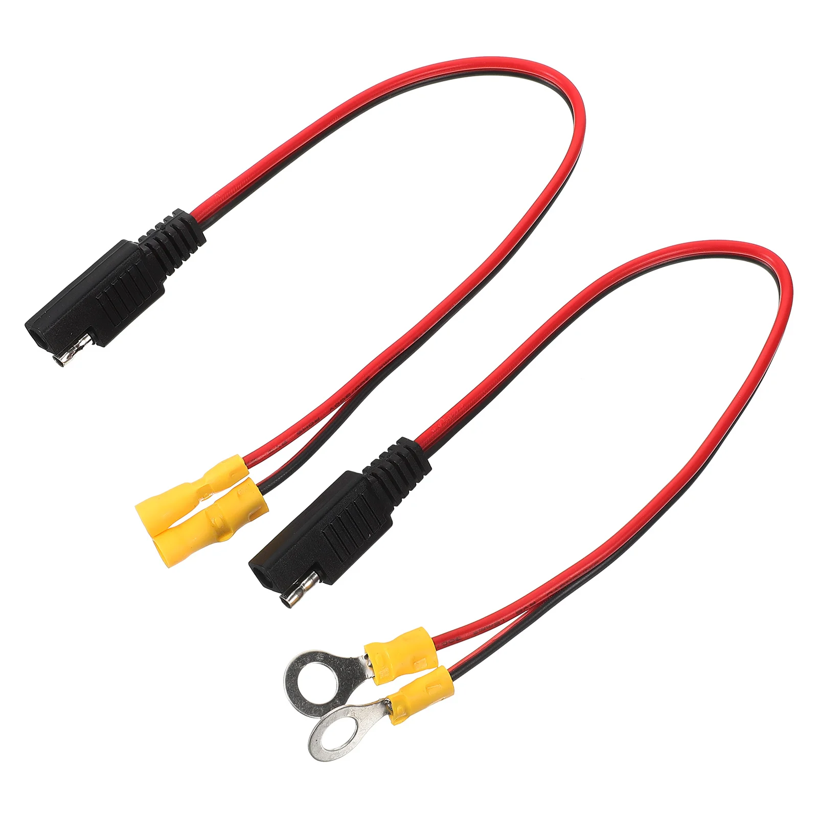 

2pcs Sae Cable Quick Connect Solar Panel Wire 12V Extension Durable Abs Connector For Car Motorcycle Tractor Diy