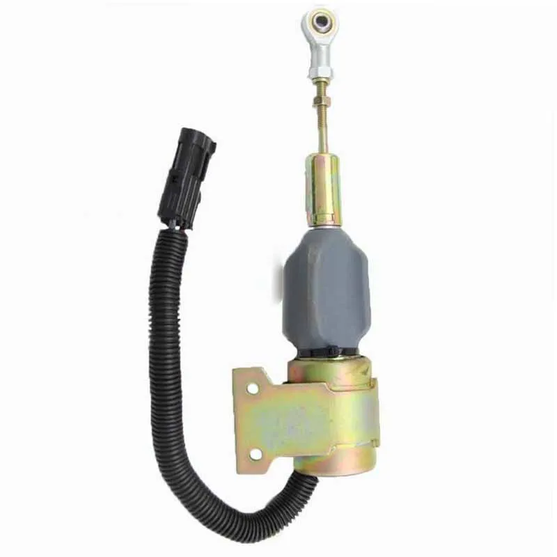 for modern R220 5 R210 3 3932530 excavator flameout solenoid valve for Cummins 5.9BC