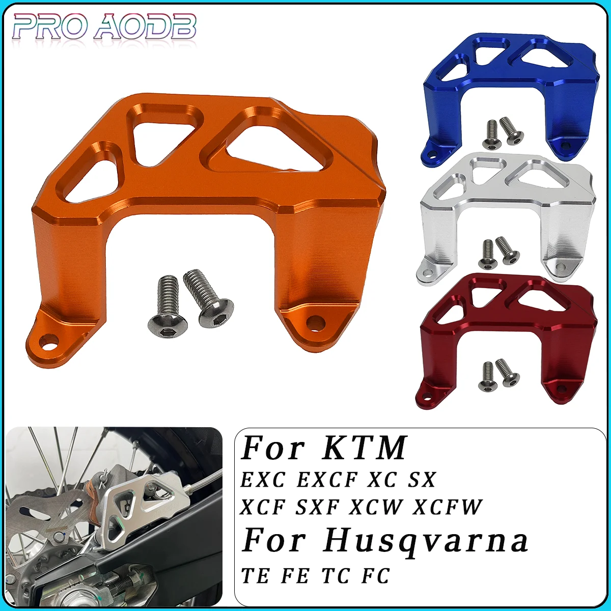 دراجة نارية CNC قرص فرامل خلفي واقية غطاء حماية ل Husqvarna FC250 350 450 KTM 125-530 XCW XCF-W EXC EXC-F SX SXF XC XCF