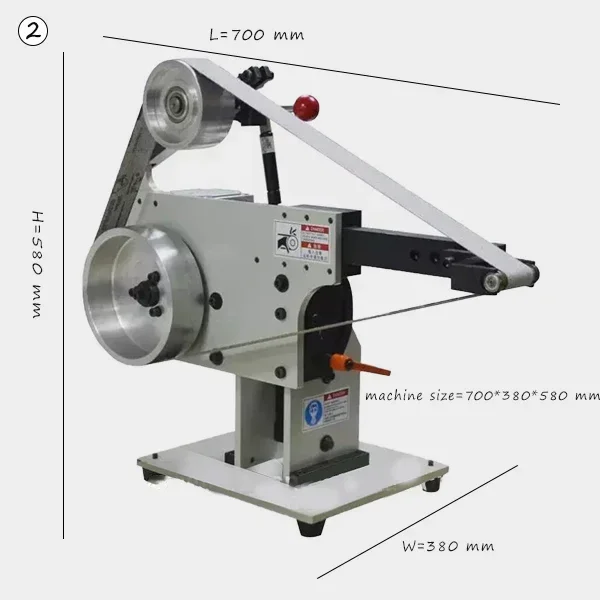2x72 Hand Knife Belt Machine Metal Hardware Grinder