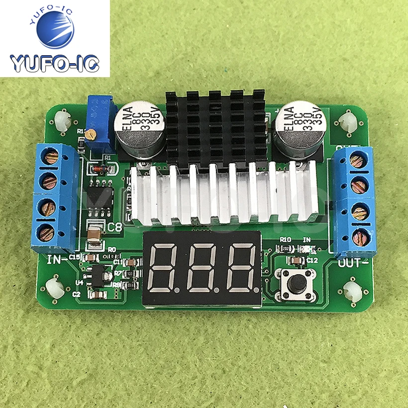 デュアルディスプレイ電圧計dc-dc-lm257735〜30v100wultra-lm25772個送料無料