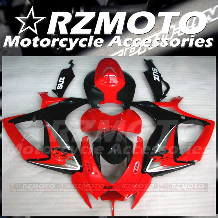 RZMOTO NEW Plastic Injection Cowl Panel Cover Bodywork Fairing Kits For SUZUKI SXR600 750 K6 2006 2007 #301201