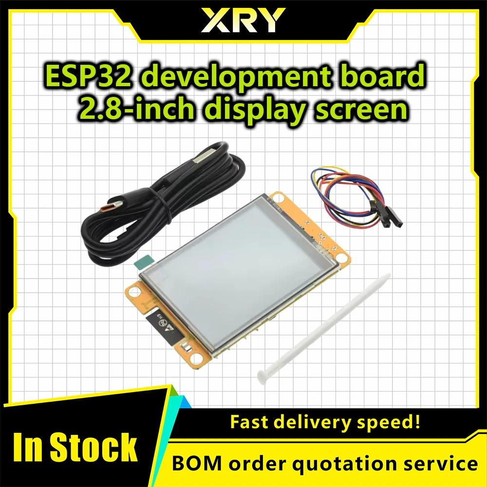 ESP32 MCU 2.8 Inch Smart Display for Arduino LVGL WIFI Bluetooth Touch WROOM 240*320 Screen LCD TFT Module with Free Tutorials