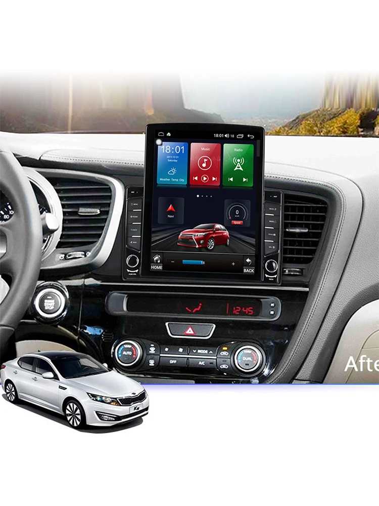 Vertical Screen Tesla Style Android Intelligent GPS Navigation For Kia K5 Optima 2011- 2015 Stereo Radio Car Multimedia Player