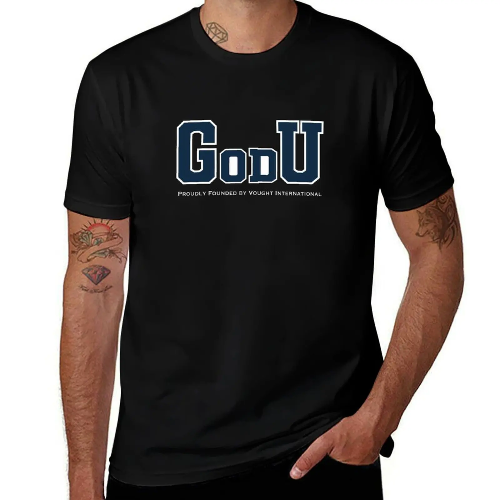 

Godolkin University (Vought Int.) T-Shirt man t shirt cotton t shirts for man pack white T-Shirt