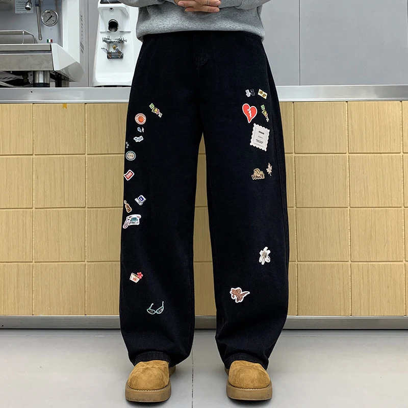 

Guangzhou Xintang Low Waist Cotton Jeans Men's Spring Hong Kong High End Luxury Brand Trendy Casual Comfortable Fit Jeans