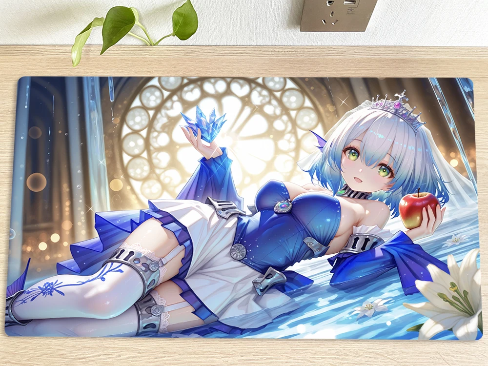 

YuGiOh Table Playmat Tearlaments Merrli TCG CCG Mat Trading Card Game Mat Mouse Pad Desk Gaming Play Mat Mousepad