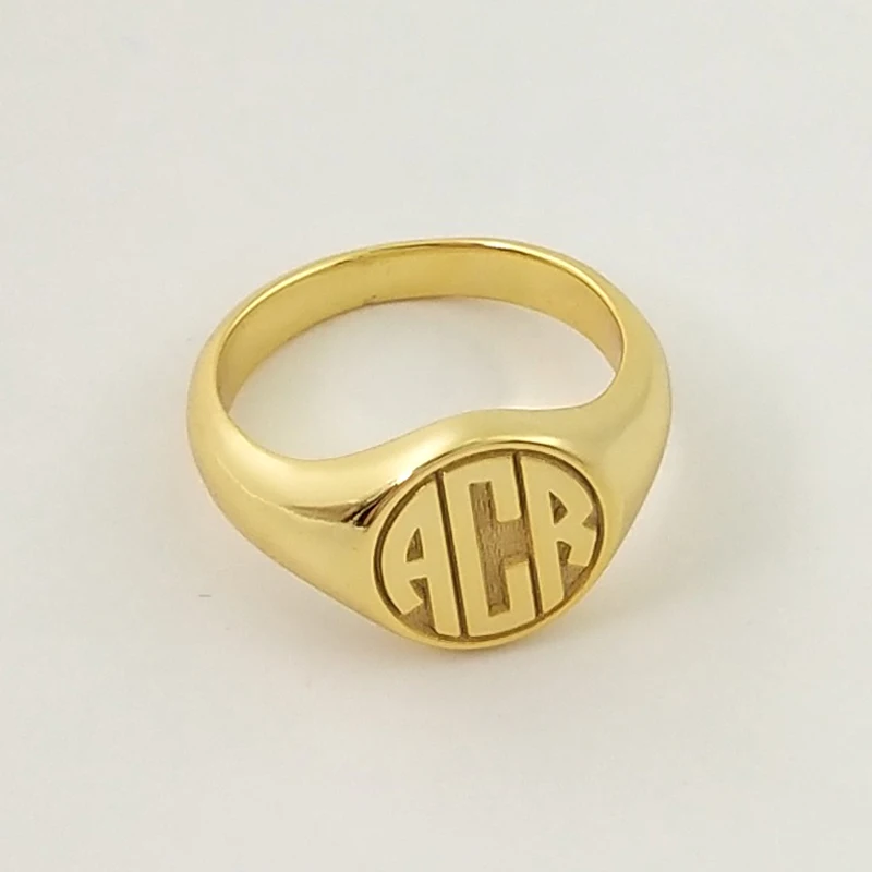 Custom Monogram Ring: A Personalized Jewelry Choice for Every Occasion